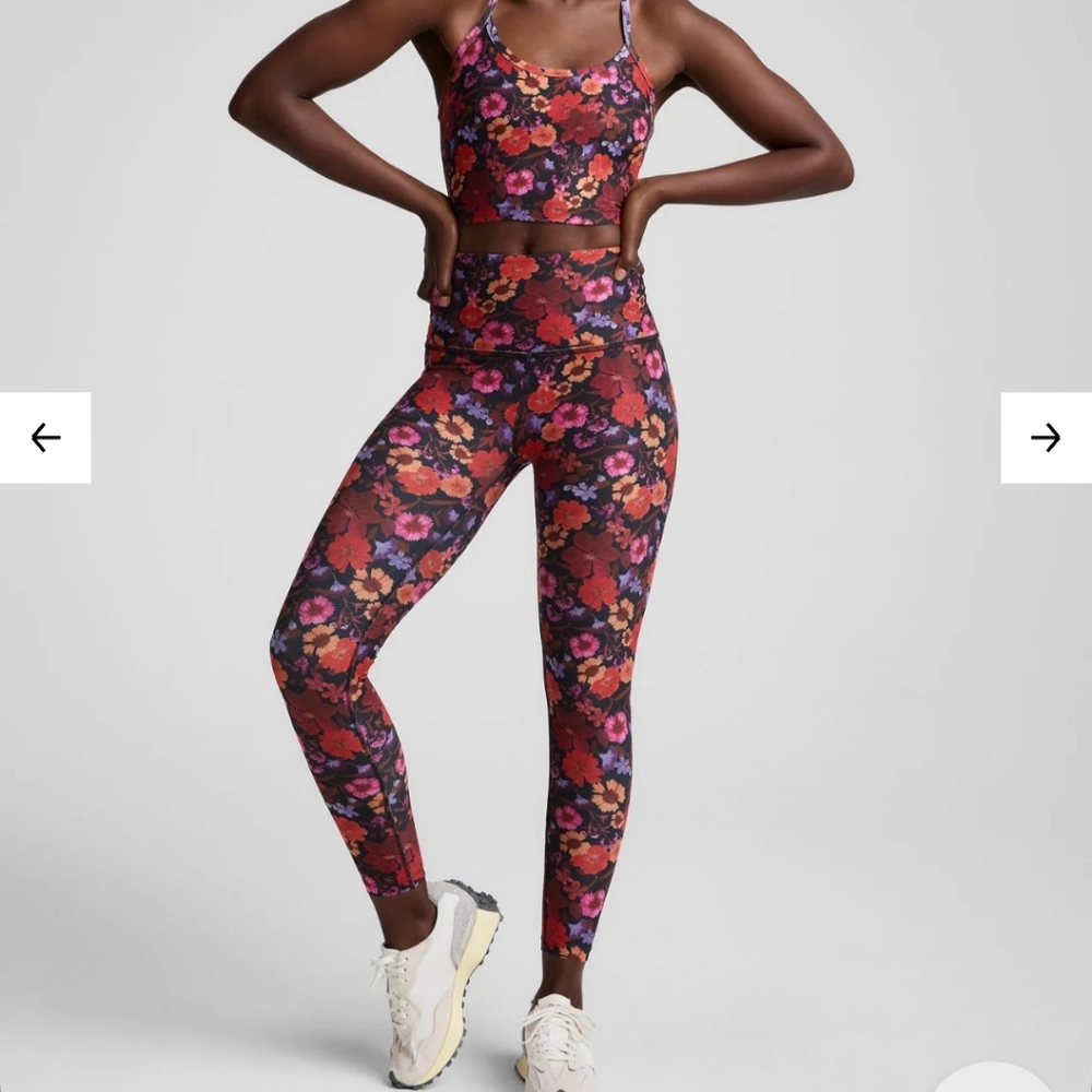 BEYOND YOGA - SUMMER BOUQUET High Waisted Midi Leggings